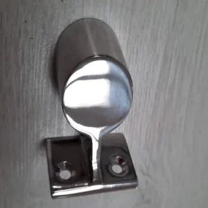 Supporto terminale per tubo inclinazione 60° Inox da 25 mm 19059 Koop Vandaag